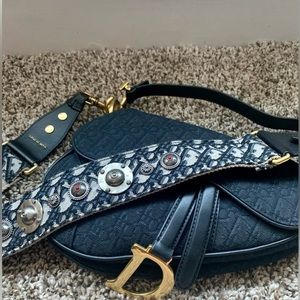 Christian Dior Saddle Bag W/ Strap